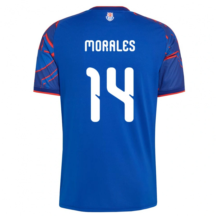 Danxen Uomo Maglia Marcelo Morales #14 Blu Reale Rosso Kit Gara Home 2026/27 Maglietta