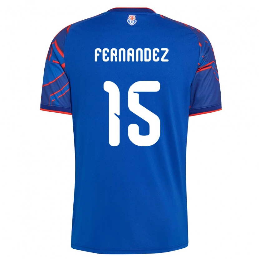 Danxen Uomo Maglia Vicente Fernández #15 Blu Reale Rosso Kit Gara Home 2026/27 Maglietta