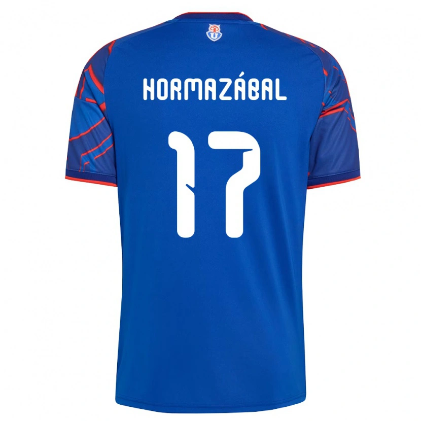 Danxen Uomo Maglia Fabián Hormazábal #17 Blu Reale Rosso Kit Gara Home 2026/27 Maglietta