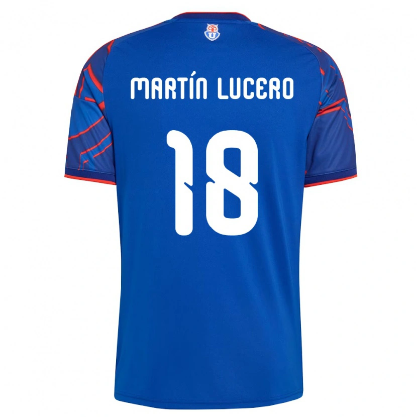 Danxen Uomo Maglia Juan Martín Lucero #18 Blu Reale Rosso Kit Gara Home 2026/27 Maglietta
