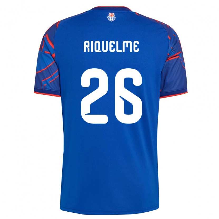 Danxen Uomo Maglia Matías Riquelme #26 Blu Reale Rosso Kit Gara Home 2026/27 Maglietta
