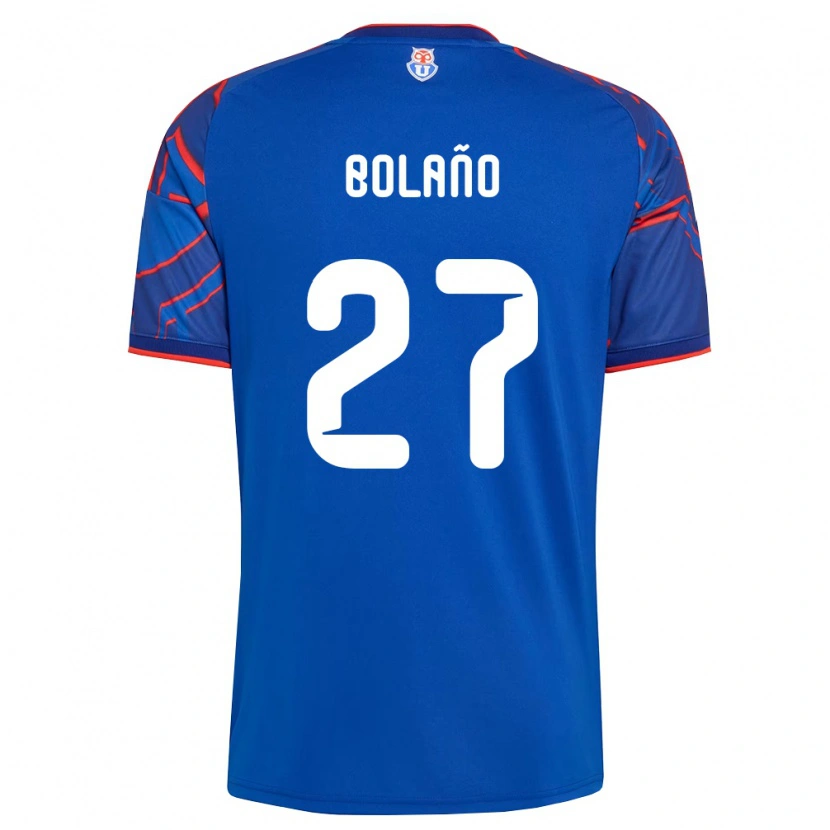 Danxen Uomo Maglia Andrés Bolaño #27 Blu Reale Rosso Kit Gara Home 2026/27 Maglietta