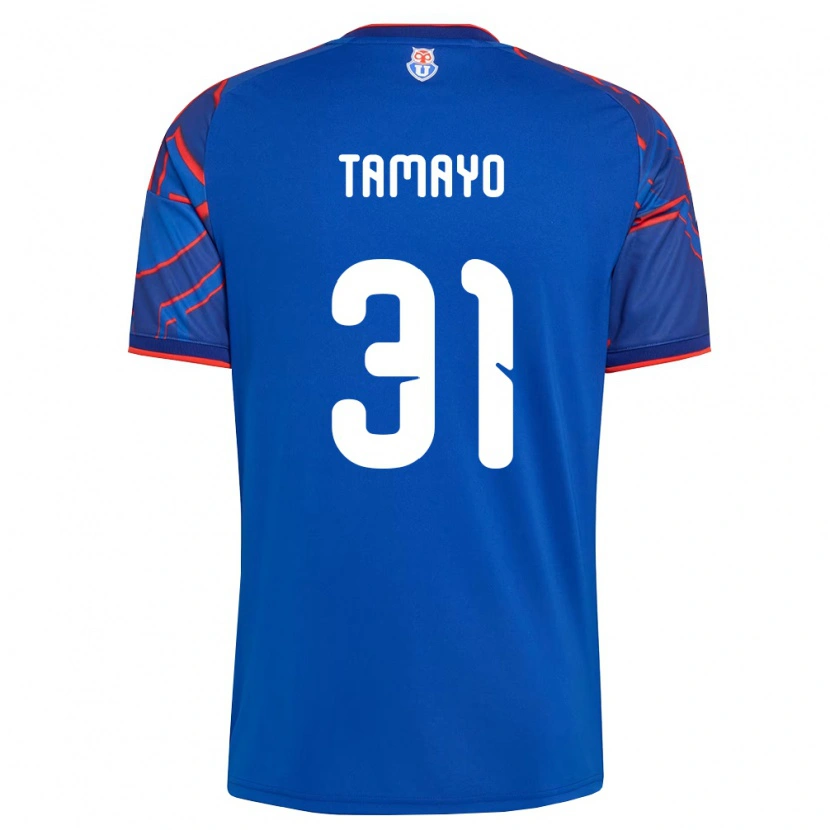 Danxen Uomo Maglia Bianneider Tamayo #31 Blu Reale Rosso Kit Gara Home 2026/27 Maglietta
