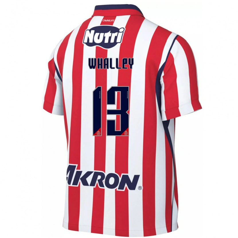 Danxen Uomo Maglia Óscar Whalley #13 Rosso Bianco Kit Gara Home 2026/27 Maglietta
