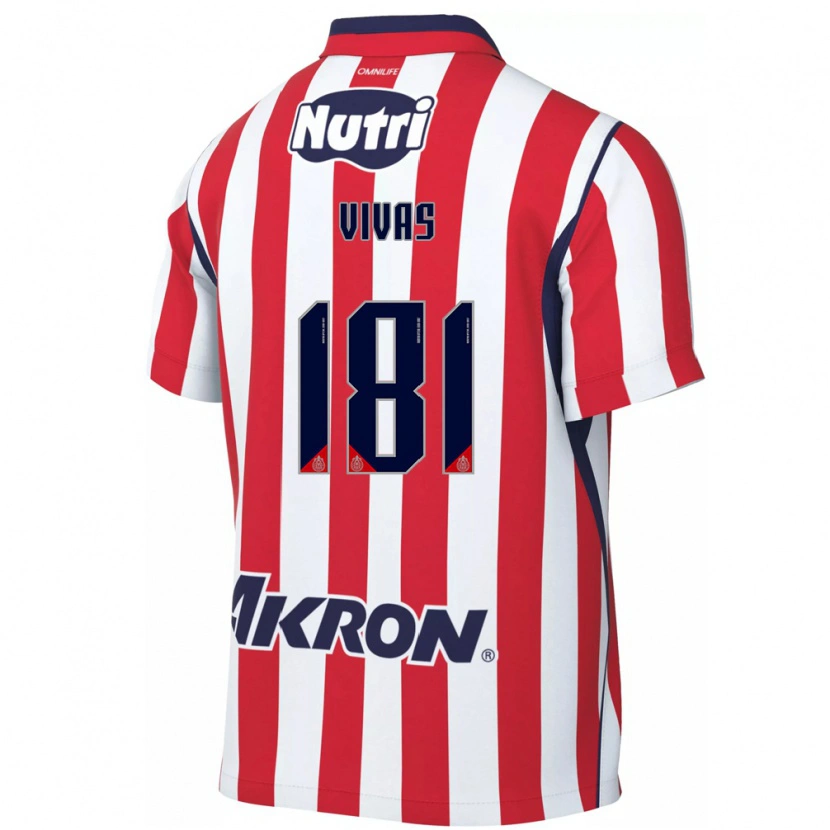Danxen Uomo Maglia Ángel Vivas #181 Rosso Bianco Kit Gara Home 2026/27 Maglietta