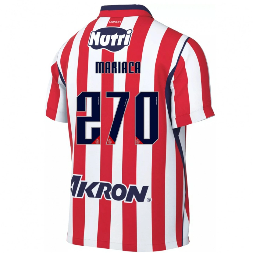 Danxen Uomo Maglia Aldrin Mariaca #270 Rosso Bianco Kit Gara Home 2026/27 Maglietta