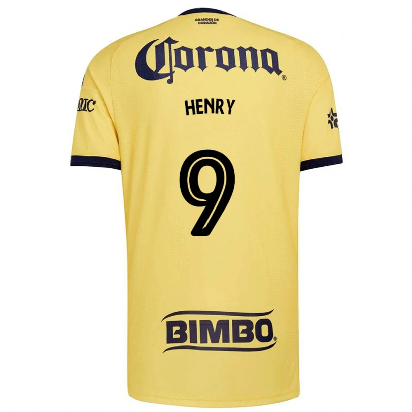 Danxen Uomo Maglia Henry Martin #9 Giallo Rosso Nero Kit Gara Home 2026/27 Maglietta