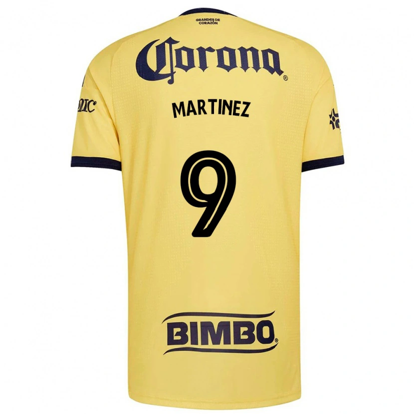 Danxen Uomo Maglia Katty Martinez #9 Giallo Rosso Nero Kit Gara Home 2026/27 Maglietta