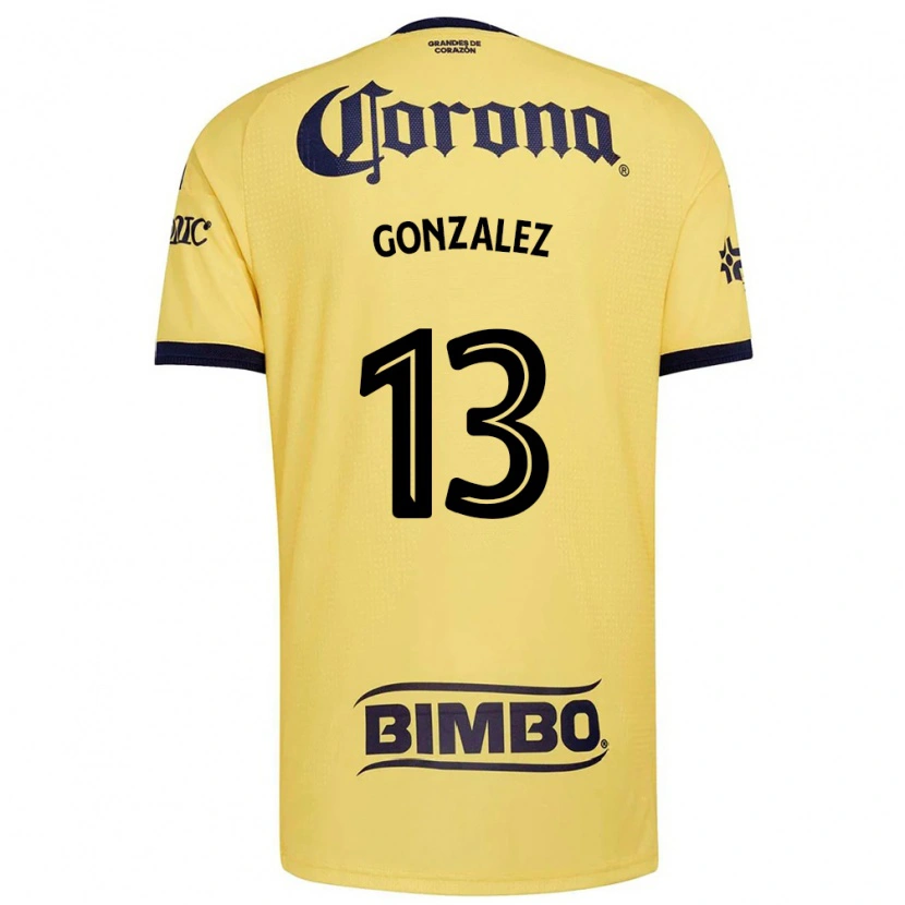 Danxen Uomo Maglia Eva Gonzalez #13 Giallo Rosso Nero Kit Gara Home 2026/27 Maglietta
