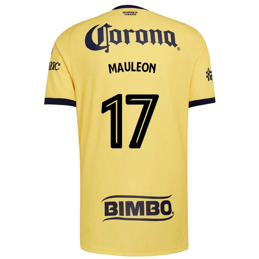 Danxen Uomo Maglia Natalia Mauleon #17 Giallo Rosso Nero Kit Gara Home 2026/27 Maglietta