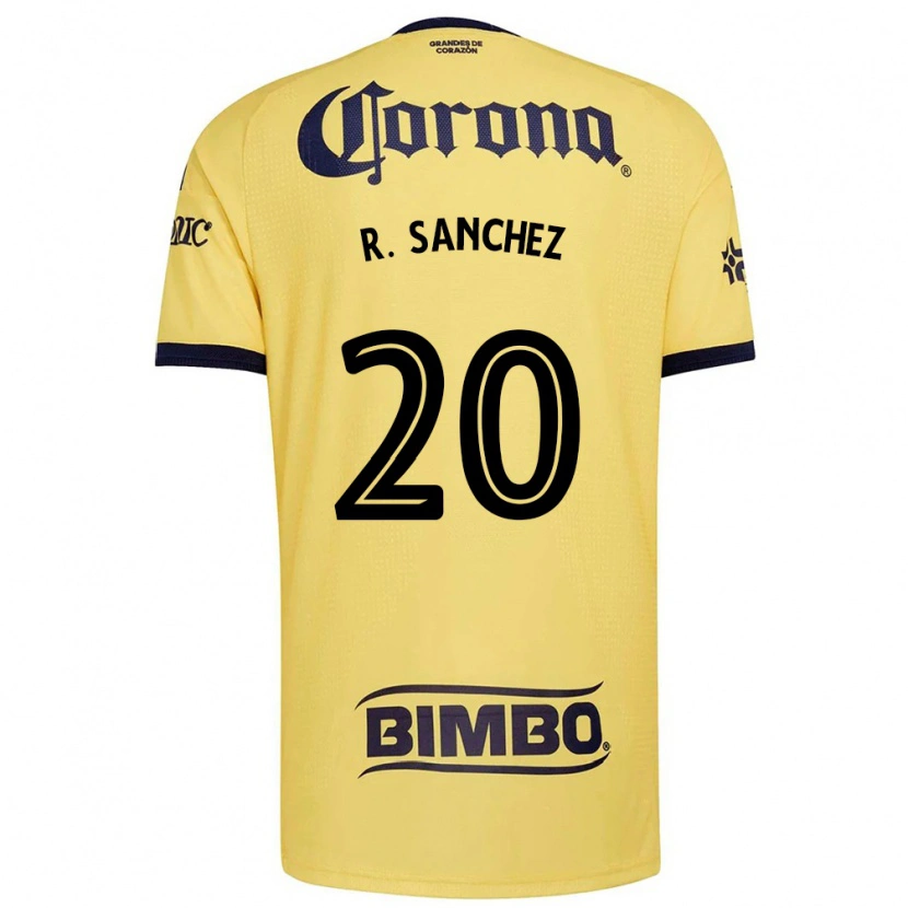 Danxen Uomo Maglia Richard Sanchez #20 Giallo Rosso Nero Kit Gara Home 2026/27 Maglietta