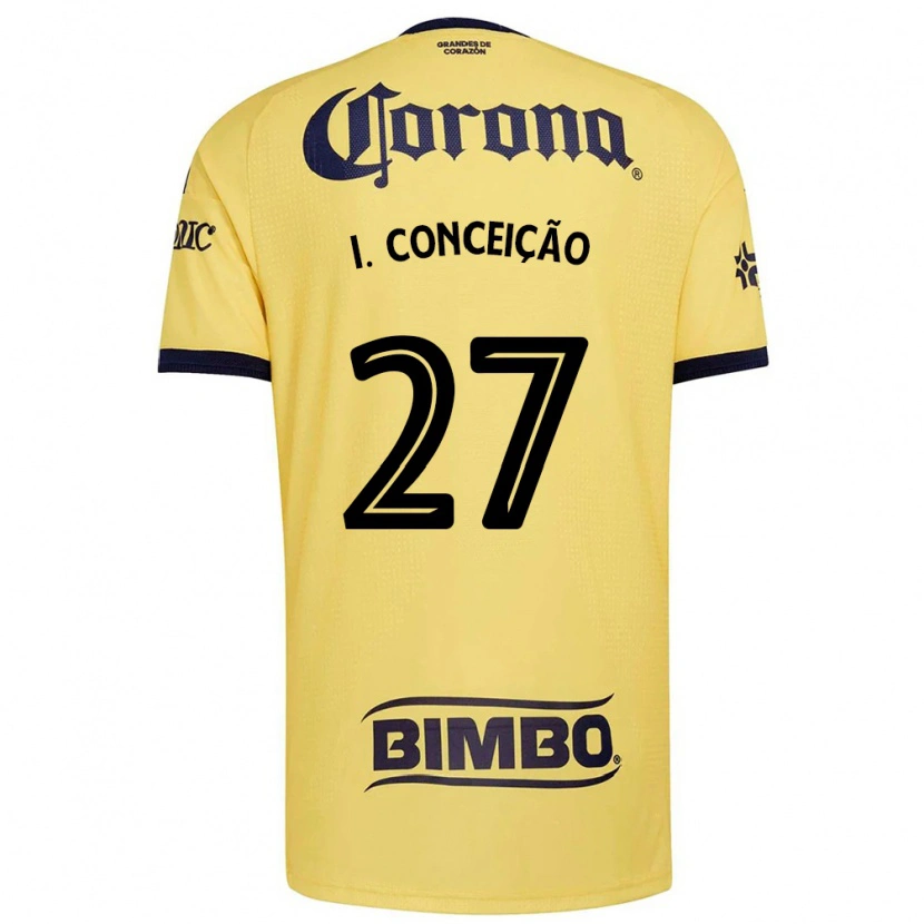 Danxen Uomo Maglia Ícaro Da Conceição #27 Giallo Rosso Nero Kit Gara Home 2026/27 Maglietta