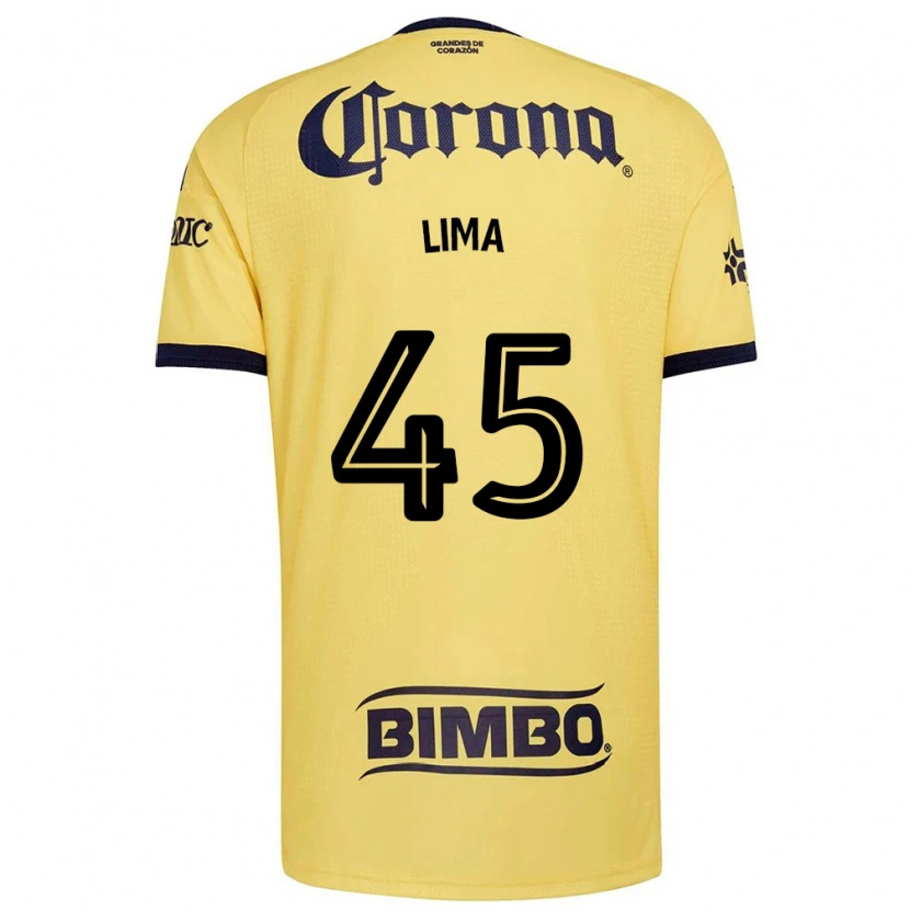 Danxen Uomo Maglia Vinícius Moreira De Lima #45 Giallo Rosso Nero Kit Gara Home 2026/27 Maglietta