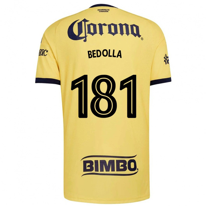 Danxen Uomo Maglia Paolo Bedolla #181 Giallo Rosso Nero Kit Gara Home 2026/27 Maglietta