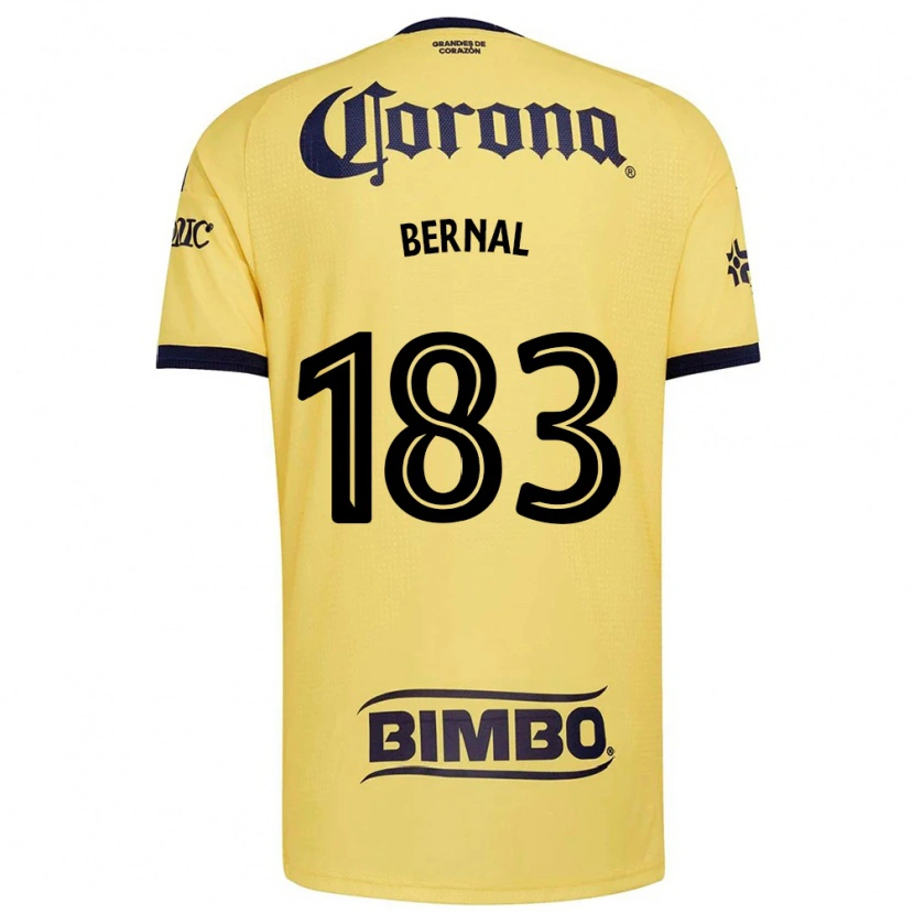 Danxen Uomo Maglia David Bernal #183 Giallo Rosso Nero Kit Gara Home 2026/27 Maglietta
