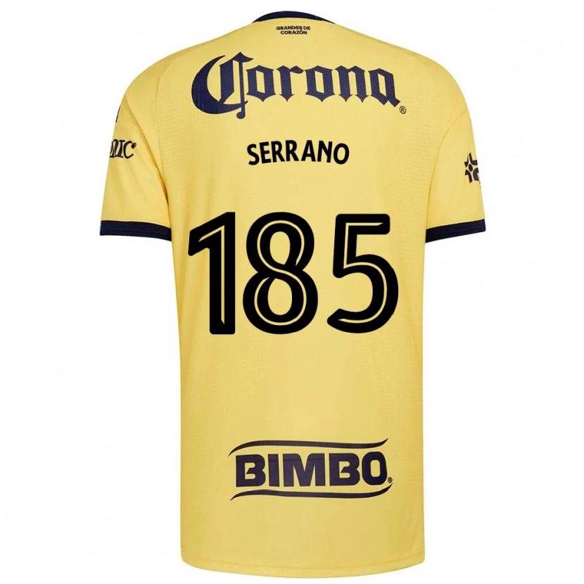 Danxen Uomo Maglia Max Serrano #185 Giallo Rosso Nero Kit Gara Home 2026/27 Maglietta
