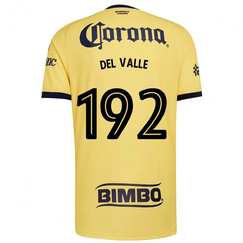 Danxen Uomo Maglia Yonathan Del Valle #192 Giallo Rosso Nero Kit Gara Home 2026/27 Maglietta