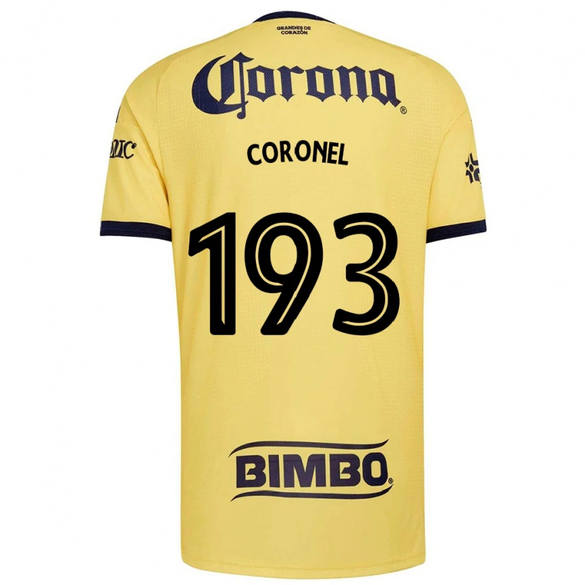 Danxen Uomo Maglia Ángel Coronel #193 Giallo Rosso Nero Kit Gara Home 2026/27 Maglietta
