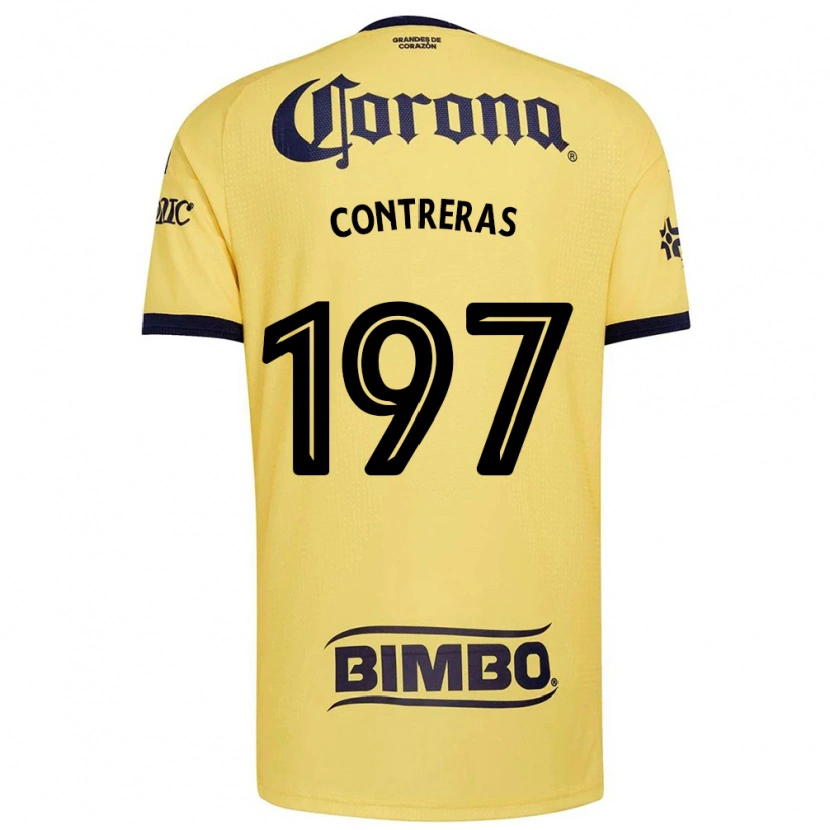 Danxen Uomo Maglia Ángel Contreras #197 Giallo Rosso Nero Kit Gara Home 2026/27 Maglietta