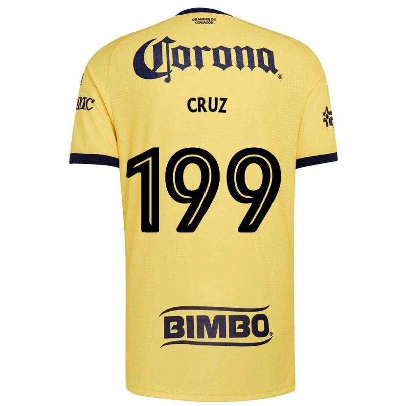 Danxen Uomo Maglia Etsgar Cruz #199 Giallo Rosso Nero Kit Gara Home 2026/27 Maglietta