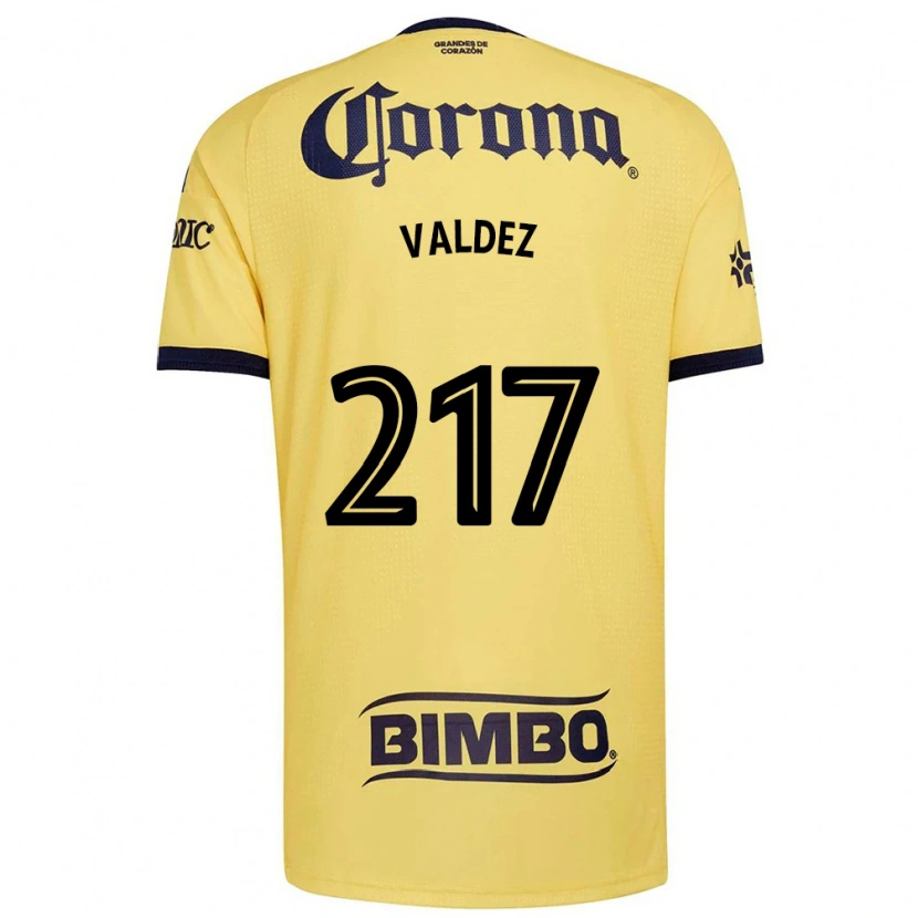 Danxen Uomo Maglia Víctor Valdez #217 Giallo Rosso Nero Kit Gara Home 2026/27 Maglietta