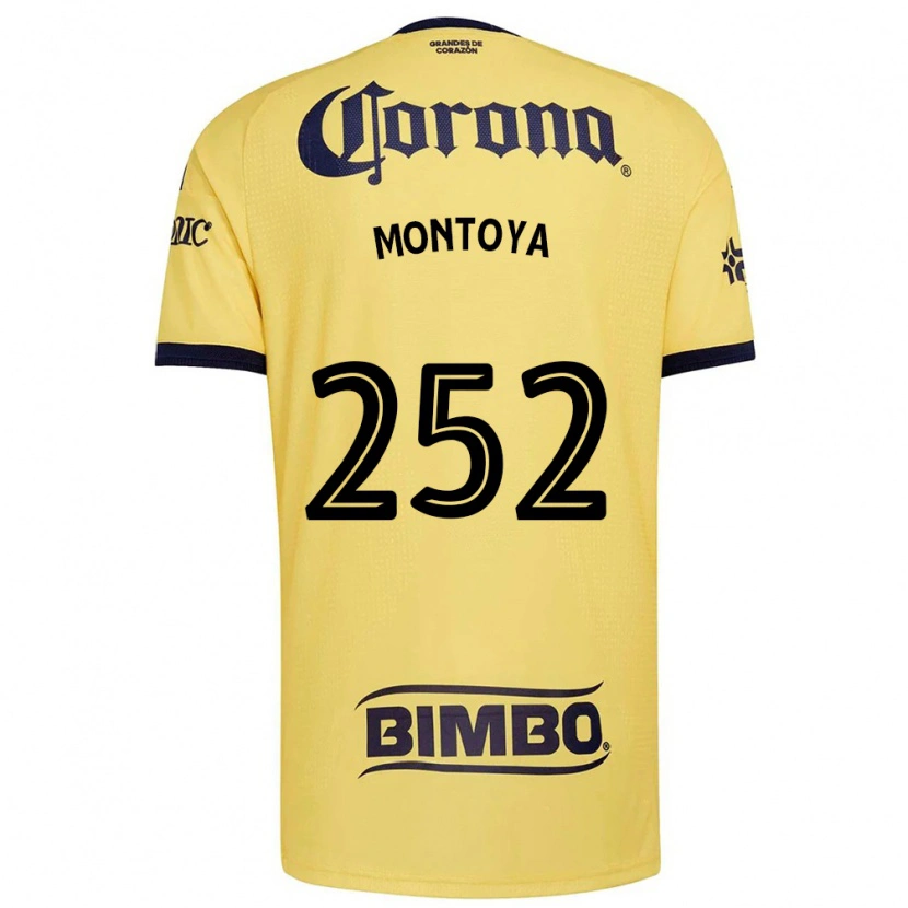 Danxen Uomo Maglia Diego Montoya #252 Giallo Rosso Nero Kit Gara Home 2026/27 Maglietta