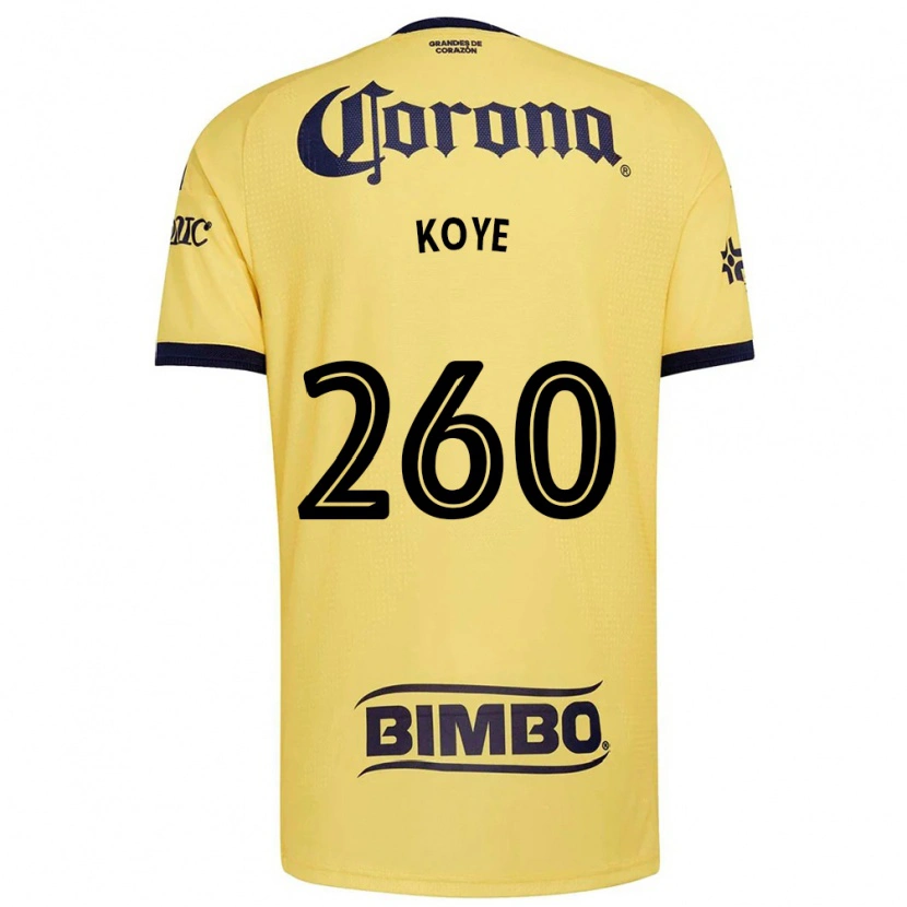 Danxen Uomo Maglia Julián Koye #260 Giallo Rosso Nero Kit Gara Home 2026/27 Maglietta