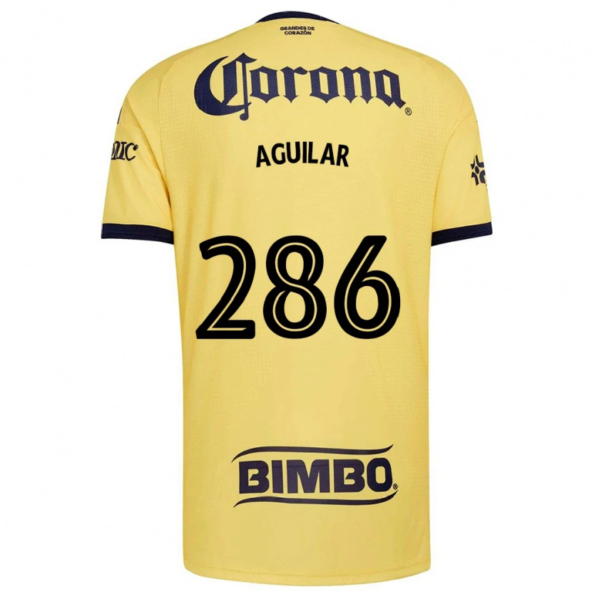 Danxen Uomo Maglia Nicolás Aguilar #286 Giallo Rosso Nero Kit Gara Home 2026/27 Maglietta