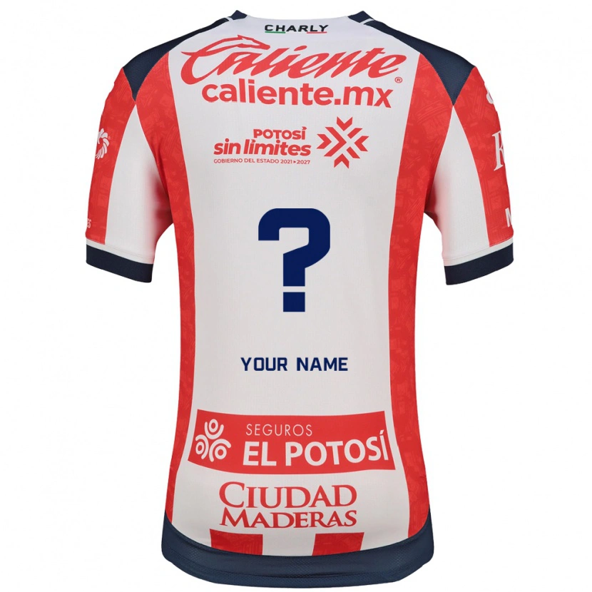 Danxen Uomo Maglia Il Tuo Nome #0 Rosso Bianco Nero Kit Gara Home 2026/27 Maglietta