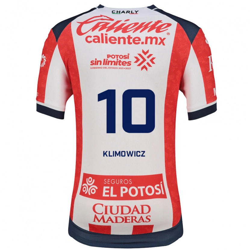 Danxen Uomo Maglia Mateo Klimowicz #10 Rosso Bianco Nero Kit Gara Home 2026/27 Maglietta