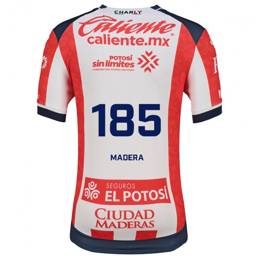 Danxen Uomo Maglia Héctor Madera #185 Rosso Bianco Nero Kit Gara Home 2026/27 Maglietta