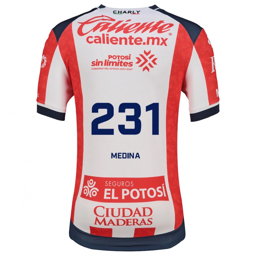Danxen Uomo Maglia Gabriel Medina #231 Rosso Bianco Nero Kit Gara Home 2026/27 Maglietta