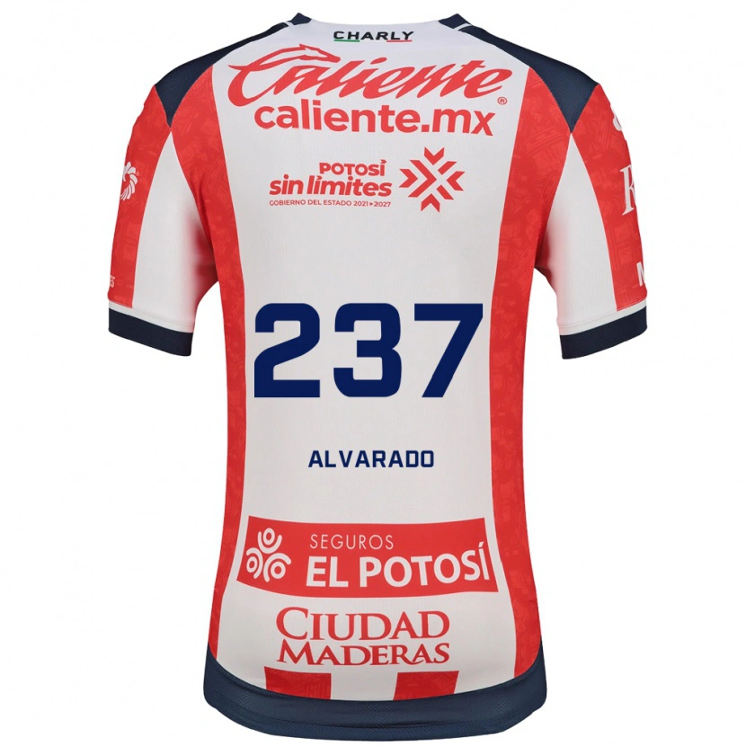 Danxen Uomo Maglia Luis Alvarado #237 Rosso Bianco Nero Kit Gara Home 2026/27 Maglietta