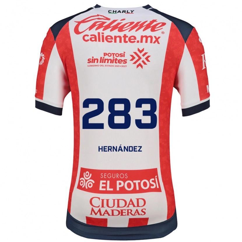 Danxen Uomo Maglia Sebastián Hernández #283 Rosso Bianco Nero Kit Gara Home 2026/27 Maglietta
