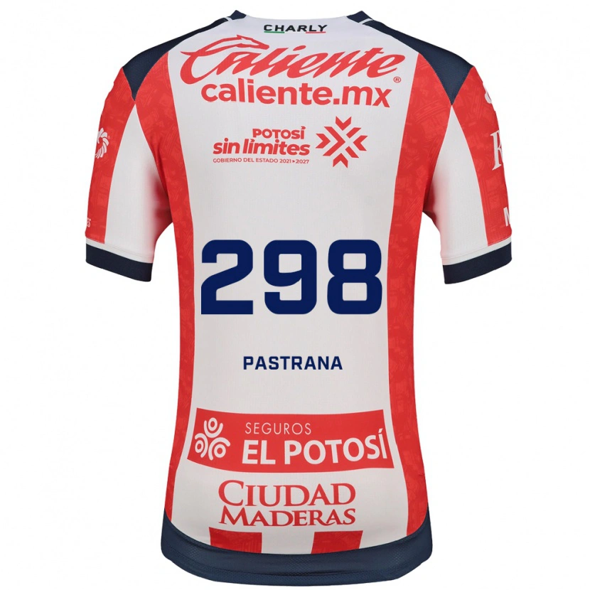 Danxen Uomo Maglia Leonardo Pastrana #298 Rosso Bianco Nero Kit Gara Home 2026/27 Maglietta