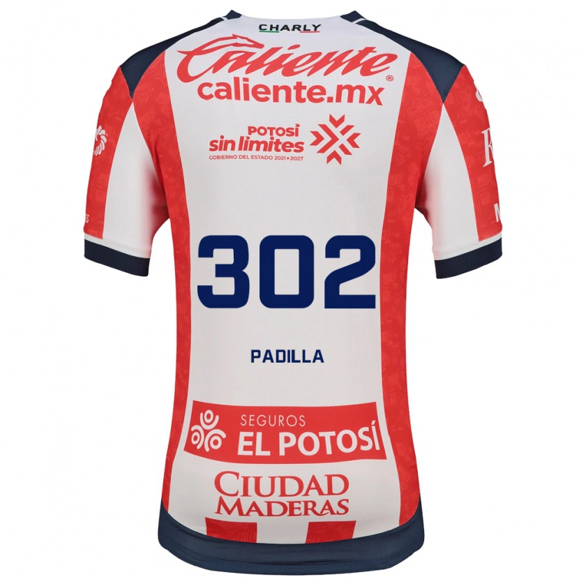 Danxen Uomo Maglia Sahid Padilla #302 Rosso Bianco Nero Kit Gara Home 2026/27 Maglietta