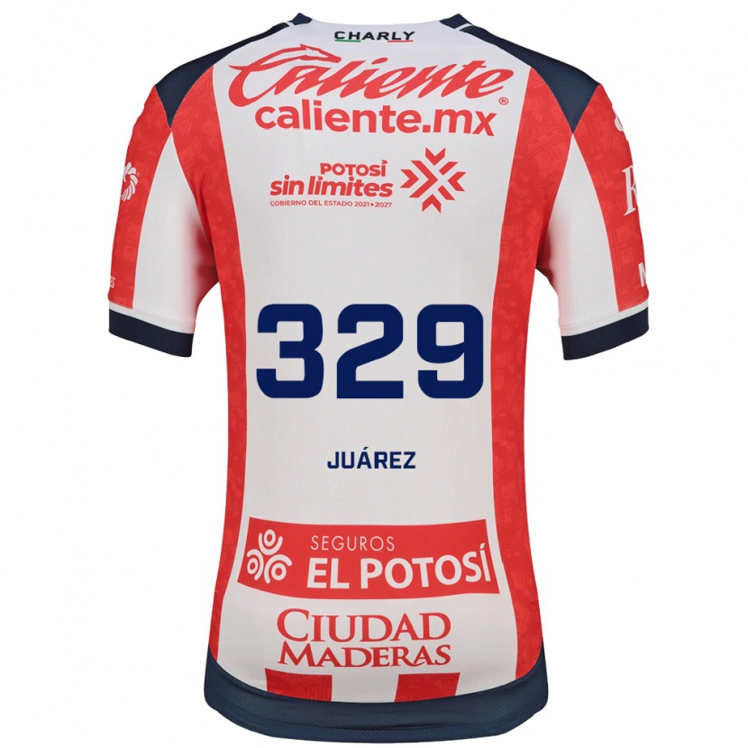 Danxen Uomo Maglia Juan Juárez #329 Rosso Bianco Nero Kit Gara Home 2026/27 Maglietta