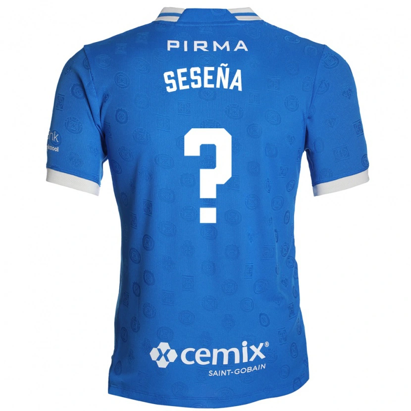 Danxen Uomo Maglia Miguel Seseña #0 Blu Bianco Rosso Kit Gara Home 2026/27 Maglietta