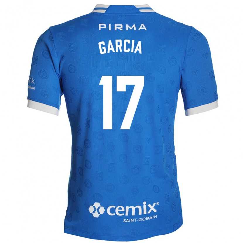 Danxen Uomo Maglia Amaury García #17 Blu Bianco Rosso Kit Gara Home 2026/27 Maglietta