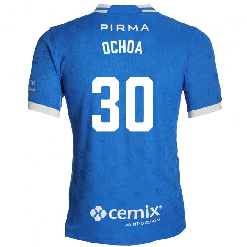 Danxen Uomo Maglia Emmanuel Ochoa #30 Blu Bianco Rosso Kit Gara Home 2026/27 Maglietta