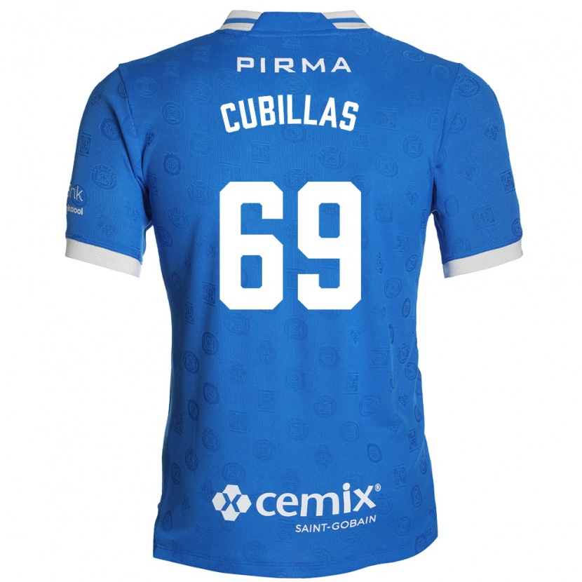 Danxen Uomo Maglia Andre Cubillas #69 Blu Bianco Rosso Kit Gara Home 2026/27 Maglietta