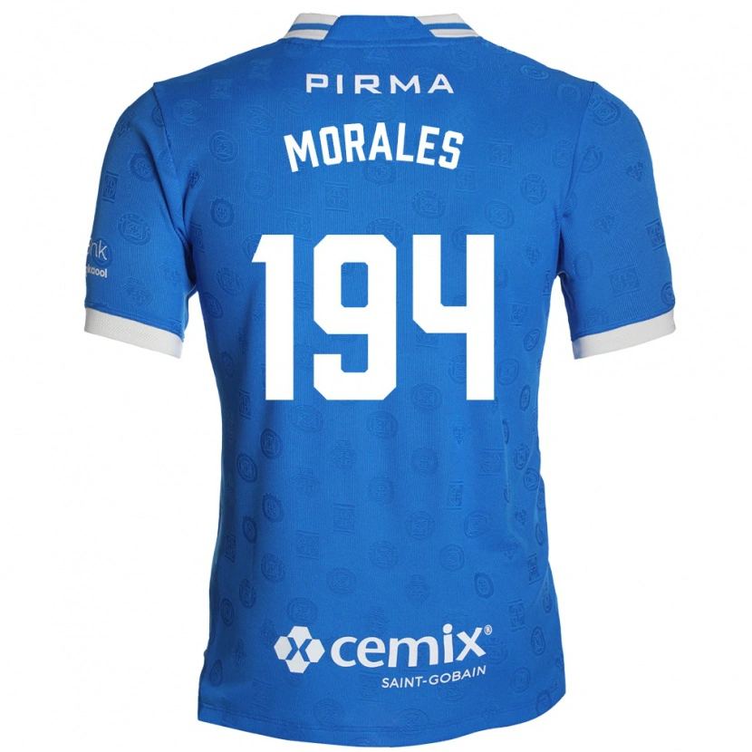 Danxen Uomo Maglia Amaury Morales #194 Blu Bianco Rosso Kit Gara Home 2026/27 Maglietta
