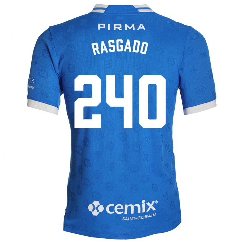 Danxen Uomo Maglia Patricio Rasgado #240 Blu Bianco Rosso Kit Gara Home 2026/27 Maglietta