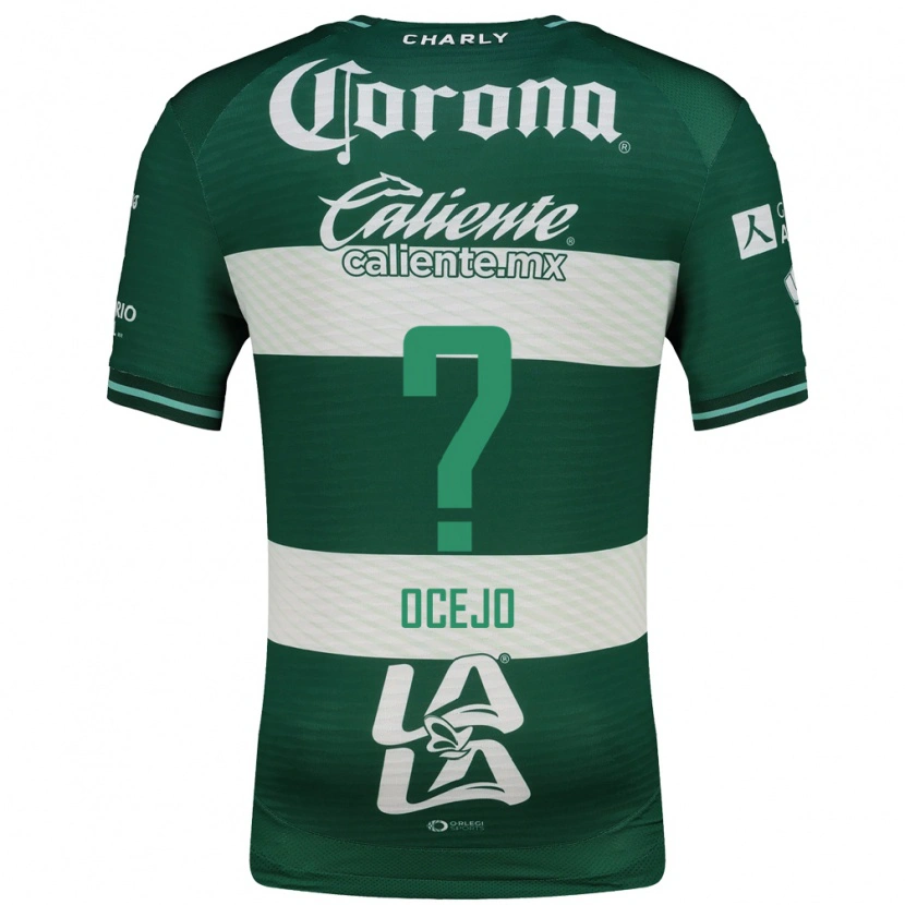 Danxen Uomo Maglia Jesus Ocejo #0 Verde Bianco Kit Gara Home 2026/27 Maglietta