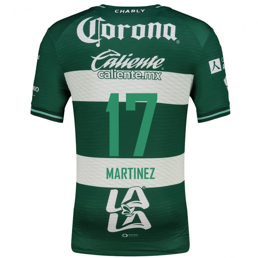 Danxen Uomo Maglia Marianne Martinez #17 Verde Bianco Kit Gara Home 2026/27 Maglietta