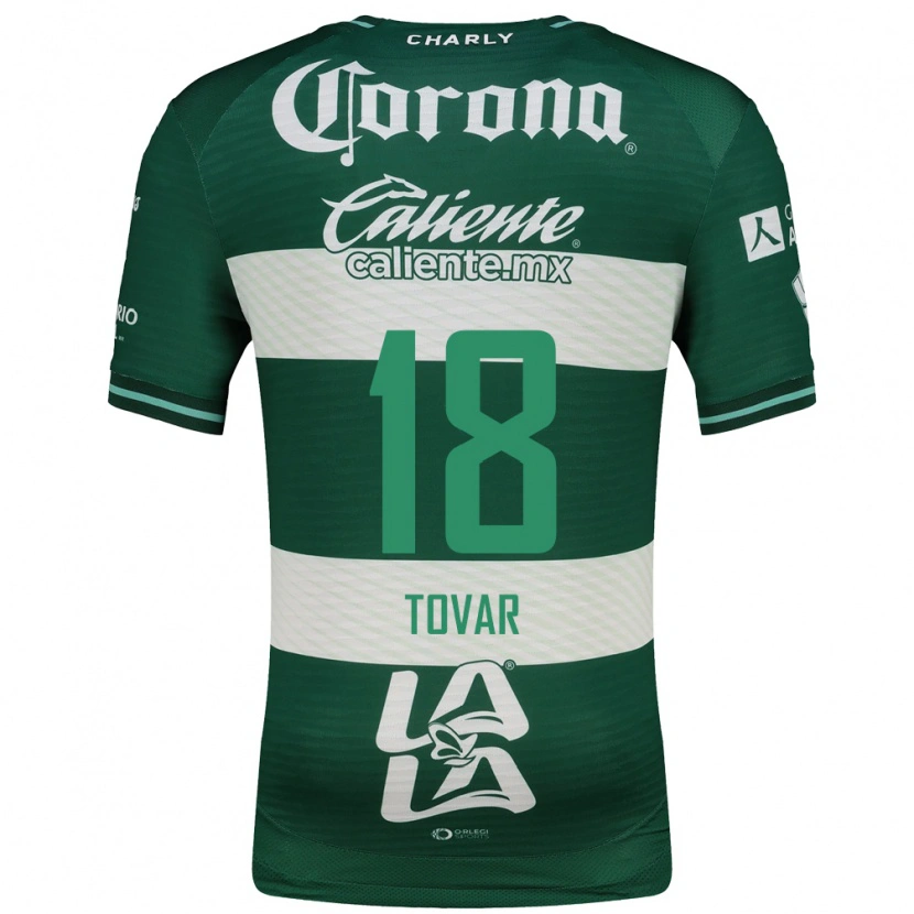 Danxen Uomo Maglia Arlett Tovar #18 Verde Bianco Kit Gara Home 2026/27 Maglietta