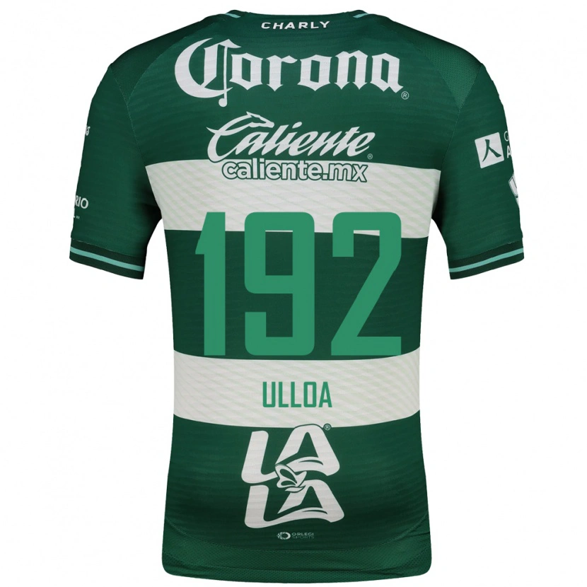 Danxen Uomo Maglia José Ulloa #192 Verde Bianco Kit Gara Home 2026/27 Maglietta