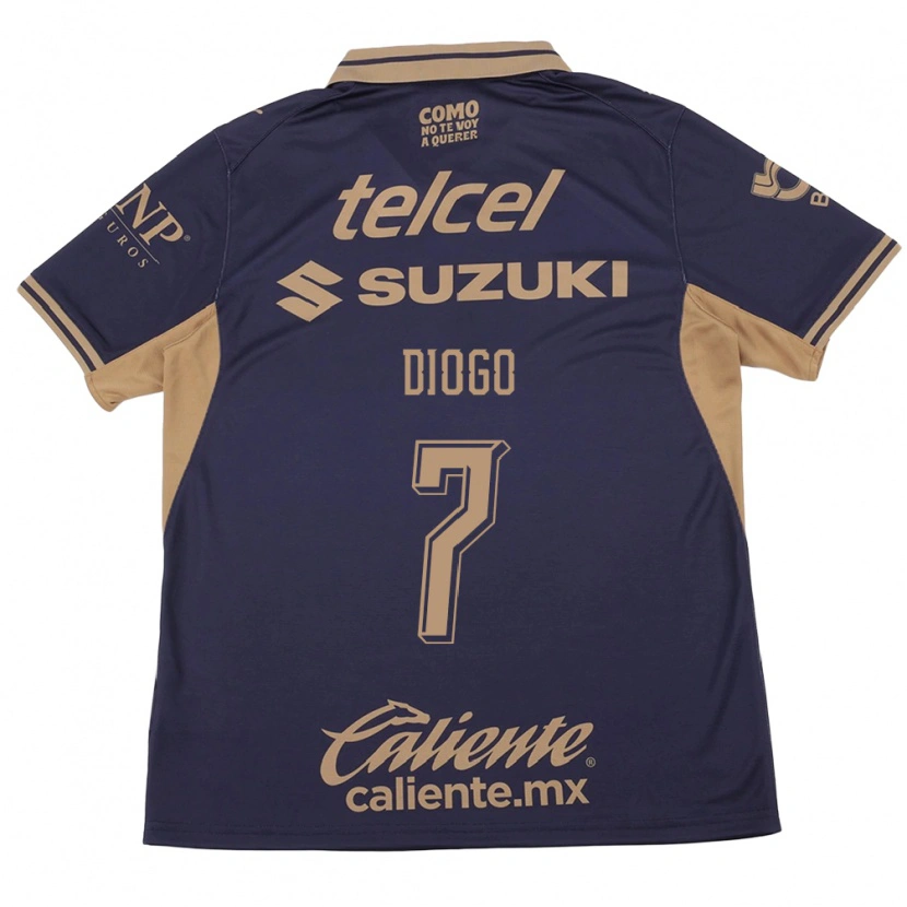 Danxen Uomo Maglia Diogo #7 Viola Marrone Kit Gara Home 2026/27 Maglietta