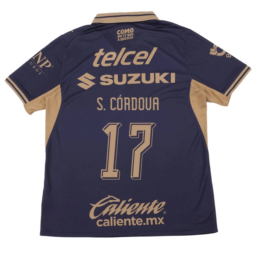 Danxen Uomo Maglia Sebastián Córdova #17 Viola Marrone Kit Gara Home 2026/27 Maglietta