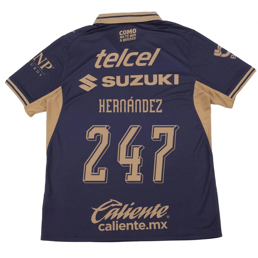 Danxen Uomo Maglia Oswaldo Hernández #247 Viola Marrone Kit Gara Home 2026/27 Maglietta